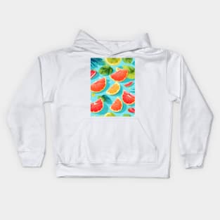 Citrus Fruits Kids Hoodie